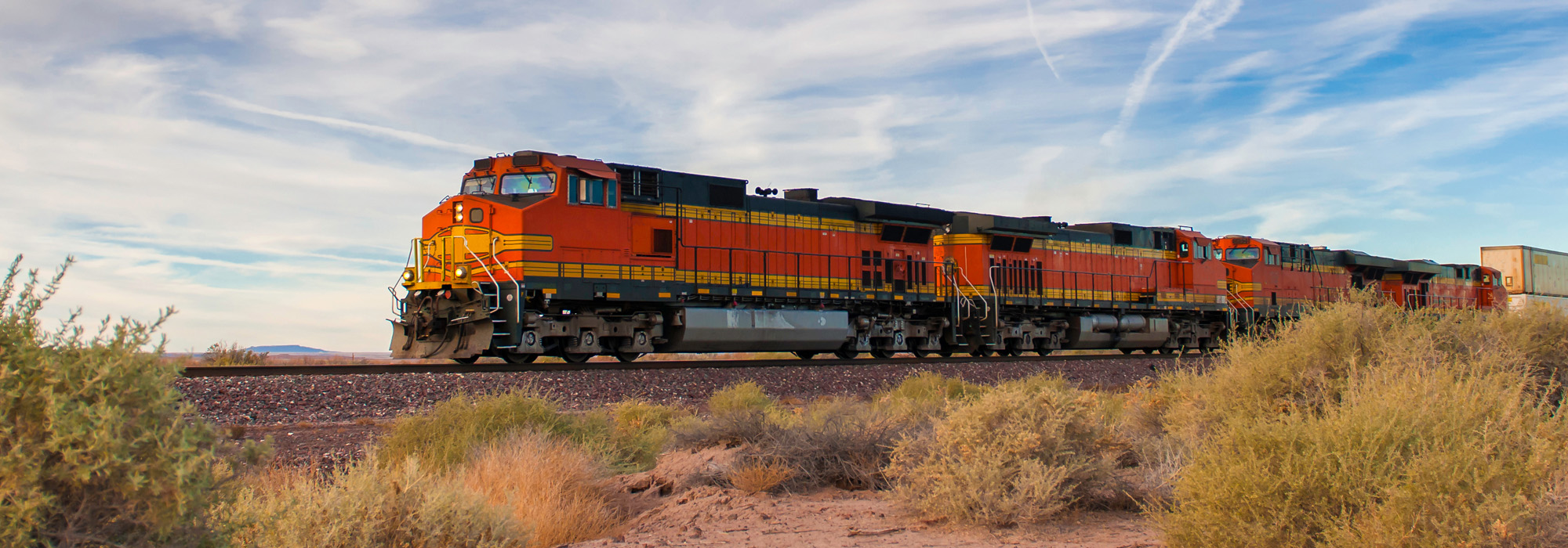 freight train at high speed