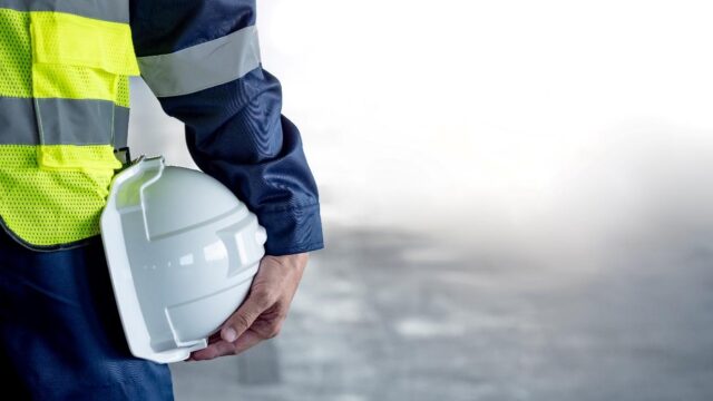 construction worker helmet