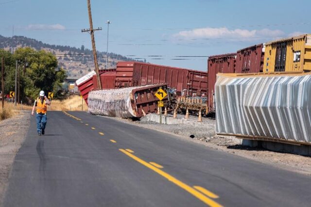 train derailment worker