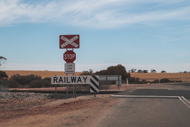 railroad crossing street