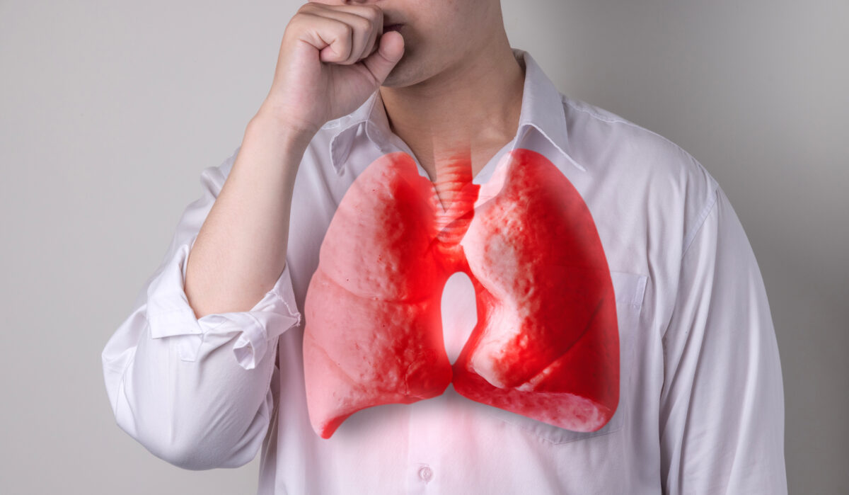 coughing lung visual